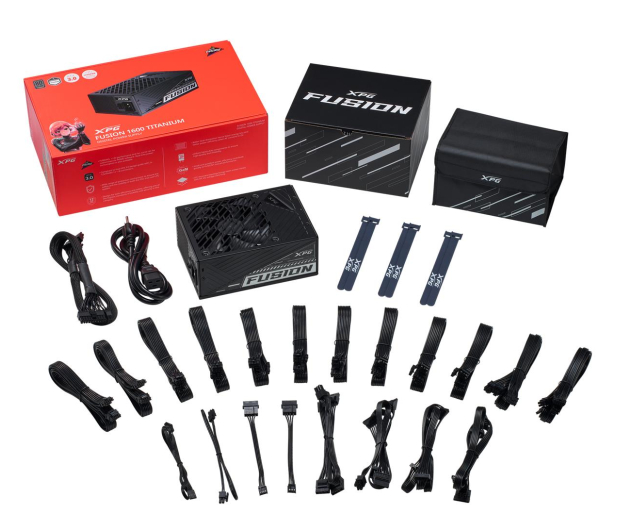 XPG Fusion 1600W 80 Plus Titanium ATX 3.0 FUSION1600T-BKCEU - 1178692 - zdjęcie 7